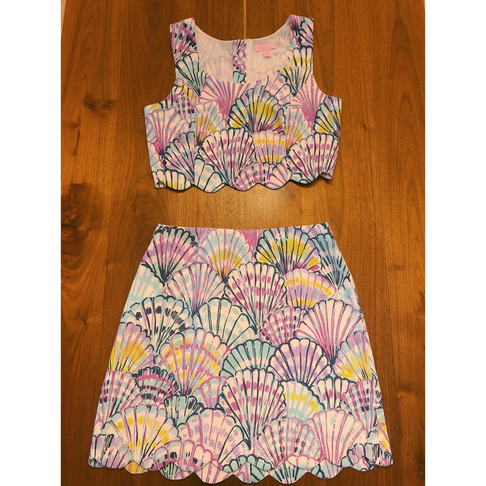 Lily Pulitzer Serene Blue OH SHELLO🐚 set